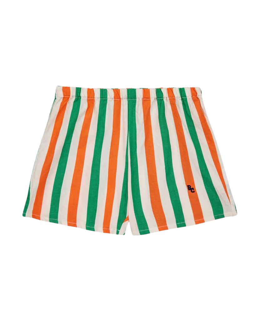 Baby Stripe Woven Shorts - Off White
