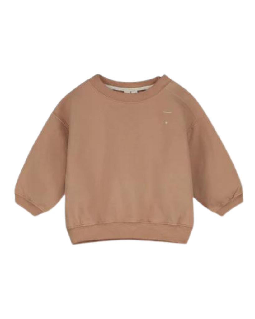 Baby Dropped Shoulder Sweater - Biscuit