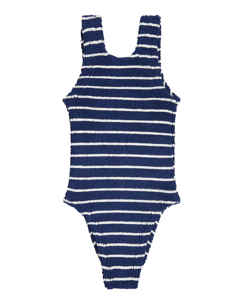 Baby Alva Swimsuit - Navy/White