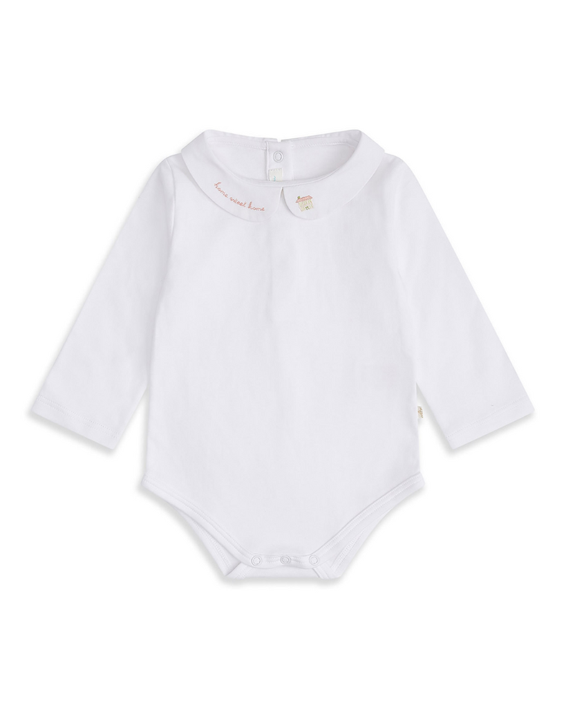 Baby Home Sweet Home Collared Onesie