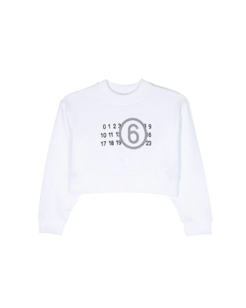 Cropped “6” Logo Sweatshirt