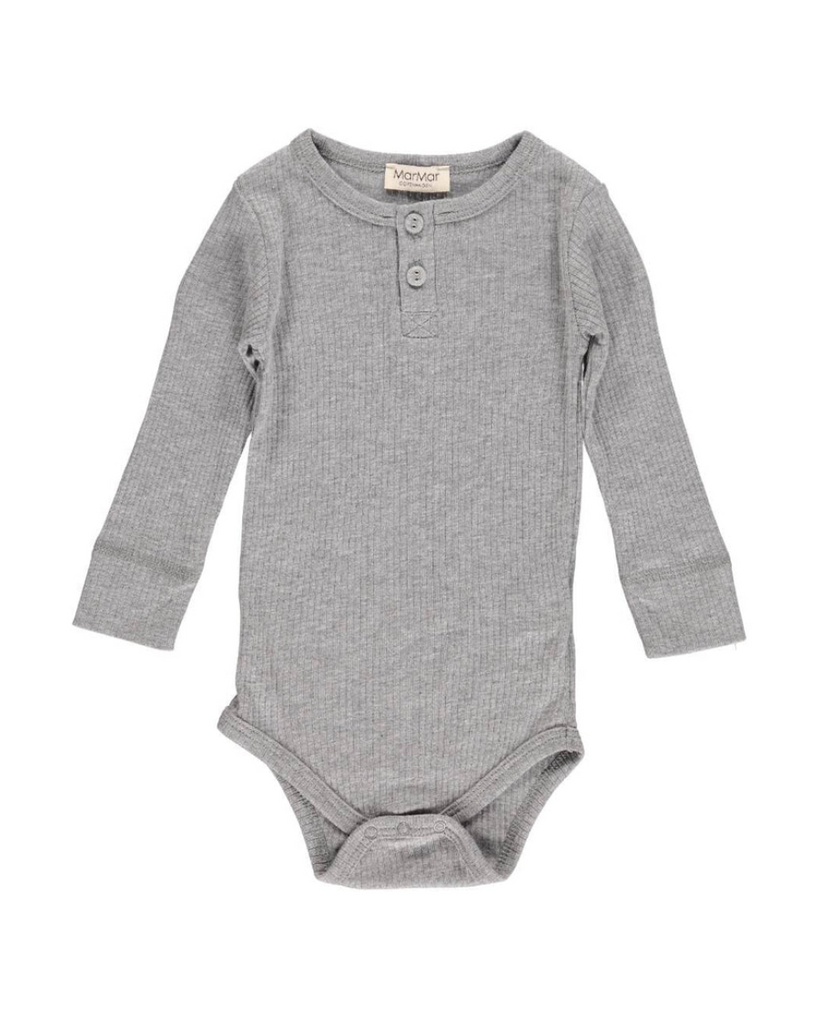 Baby Bodysuit - Grey  Mel.