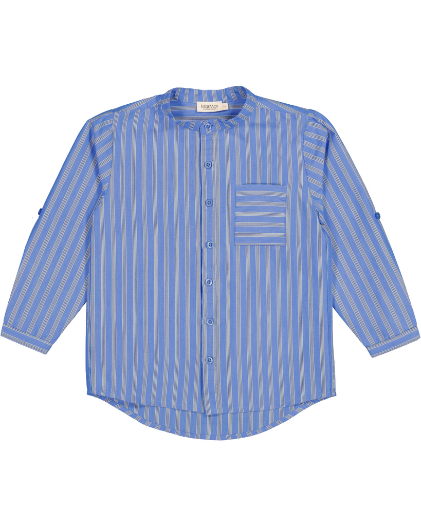 Theodor Shirt - Cornflower Stripe