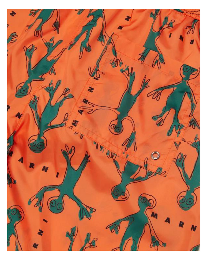 Frog All-Over Swim Shorts