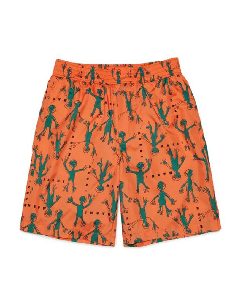 Frog All-Over Swim Shorts