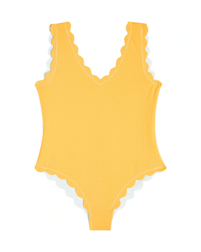 Bumby Charleston Maillot Swimsuit - Morning/Tangerine