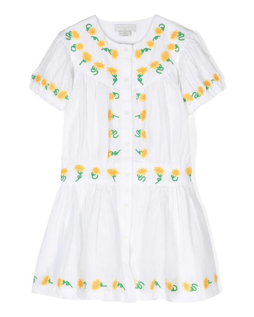Sunflower Embordered Dress