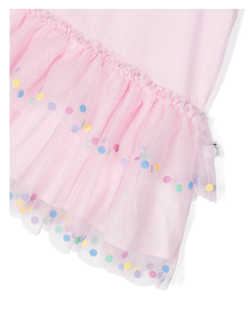 Baby Confetti Dot Frilled Sleeveless Dress