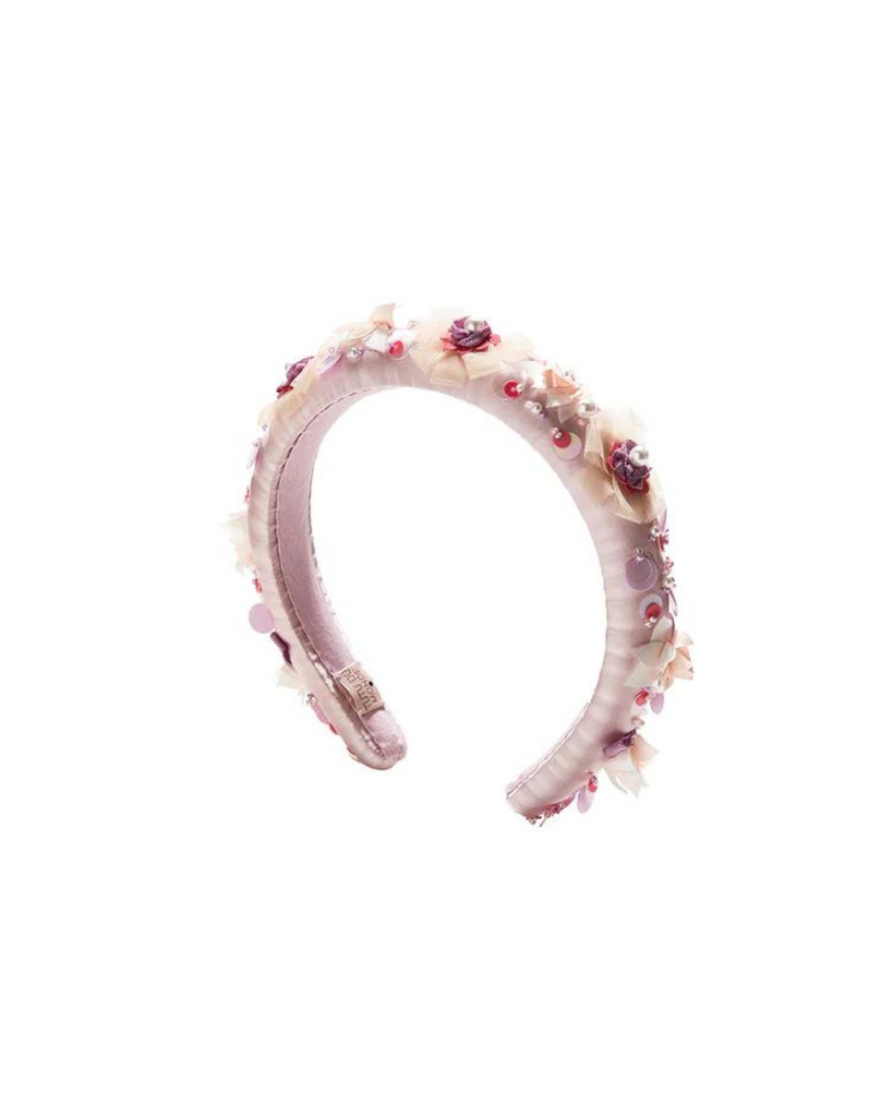 Portrait Flower Headband - Pink Cloud