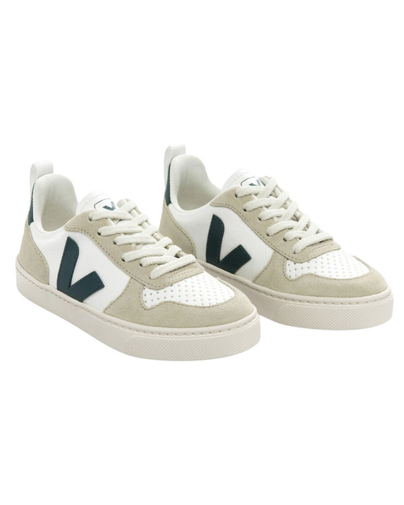 Small V-10 Laces Sneakers - White