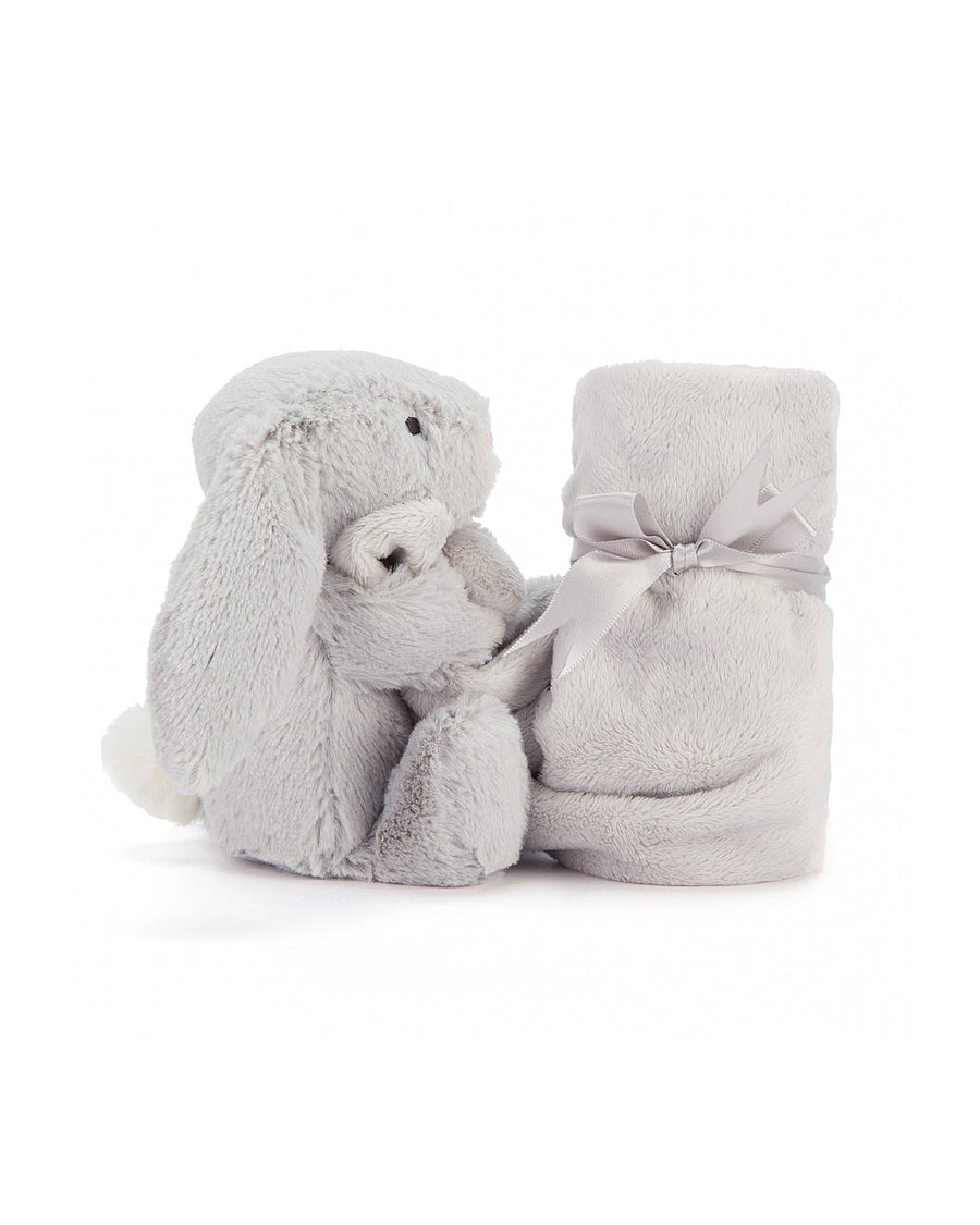 Jellycat Grey Silver Bunny Soother Baby Blanket