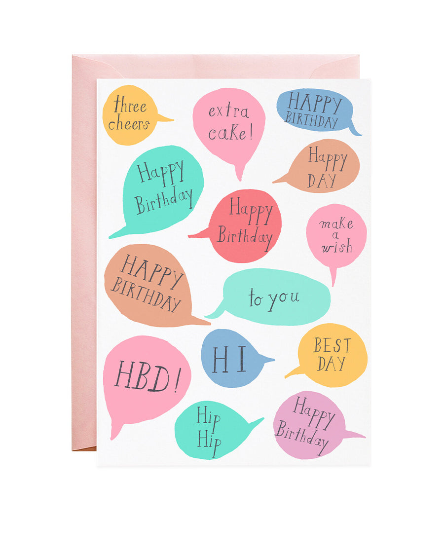 happy birthday quotes illustrated greeting card