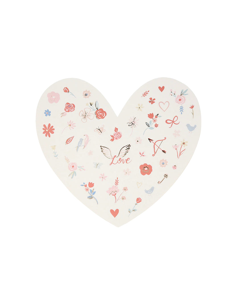 Hearts and Flowers Mini Sticker Sheets