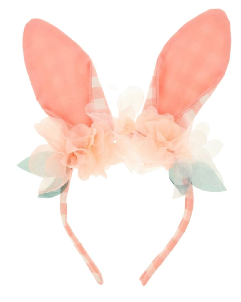 Embellished Floral Bunny Headband