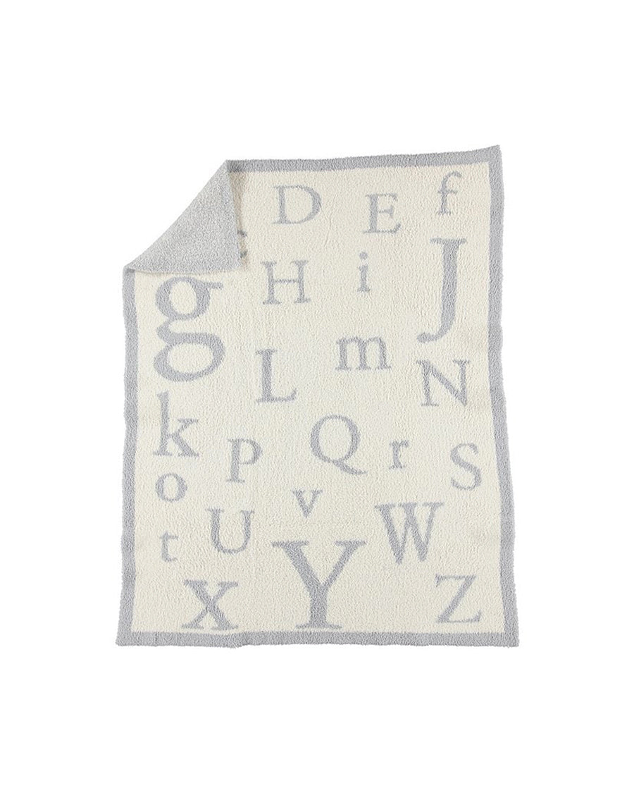 Barefoot Dreams CozyChic ABC Knit Blanket
