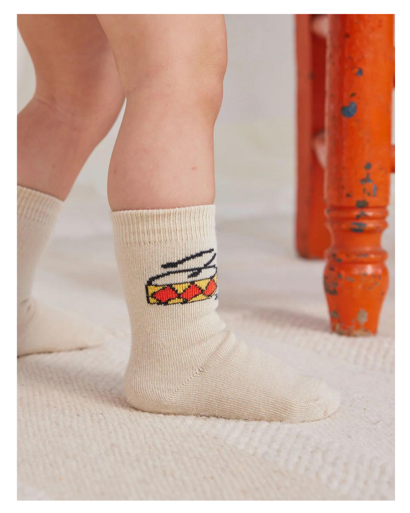 Baby Drum Socks - Beige
