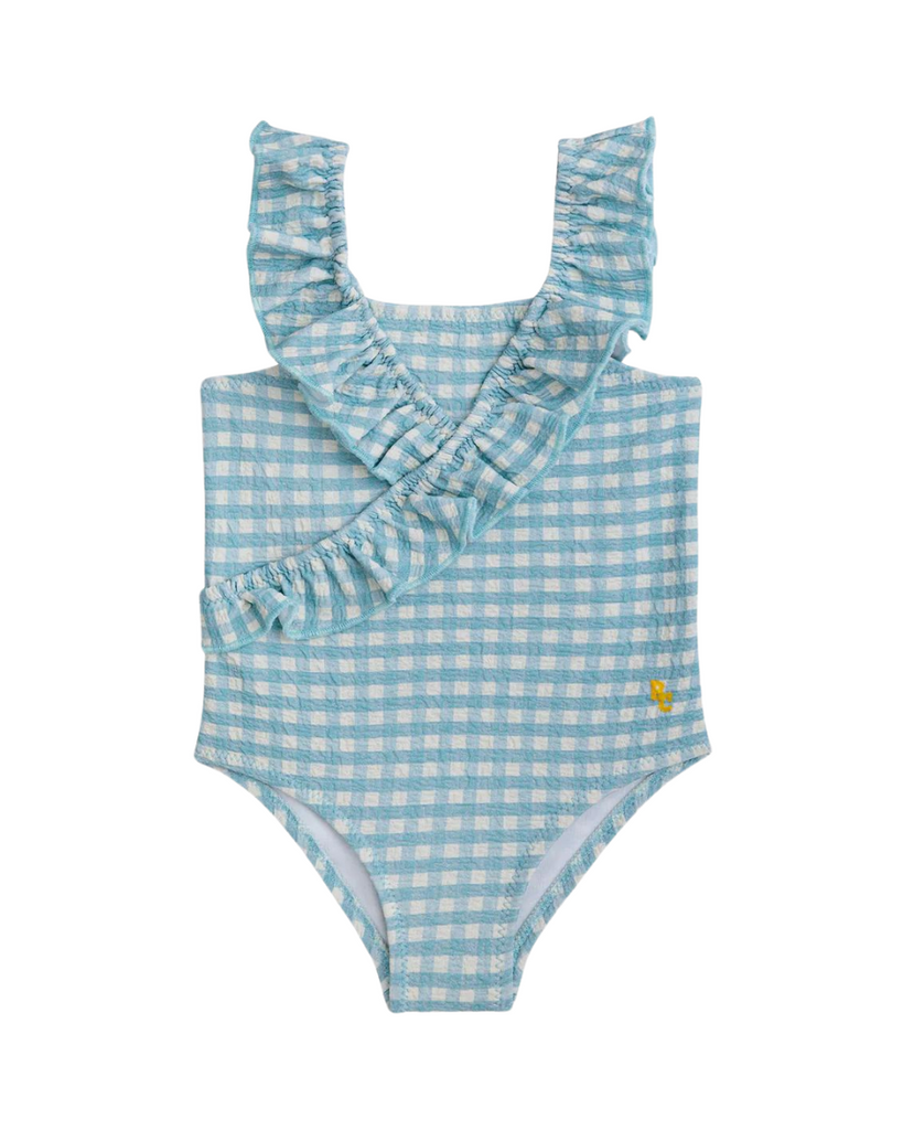 Baby Vichy Ruffle Swimsuit