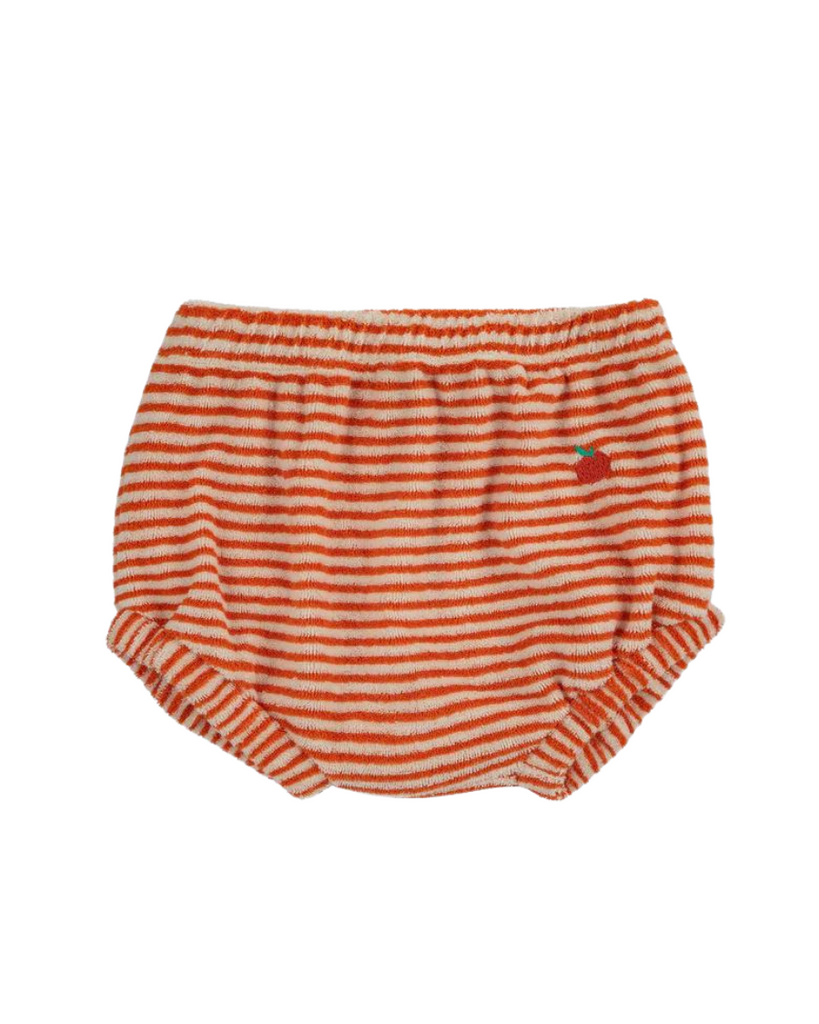Baby Stripe Bloomer - Orange