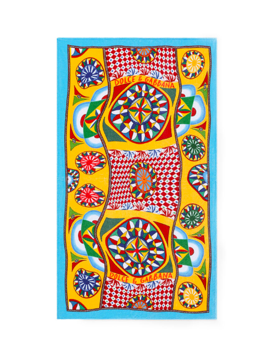 Carretto Print Beach Towel