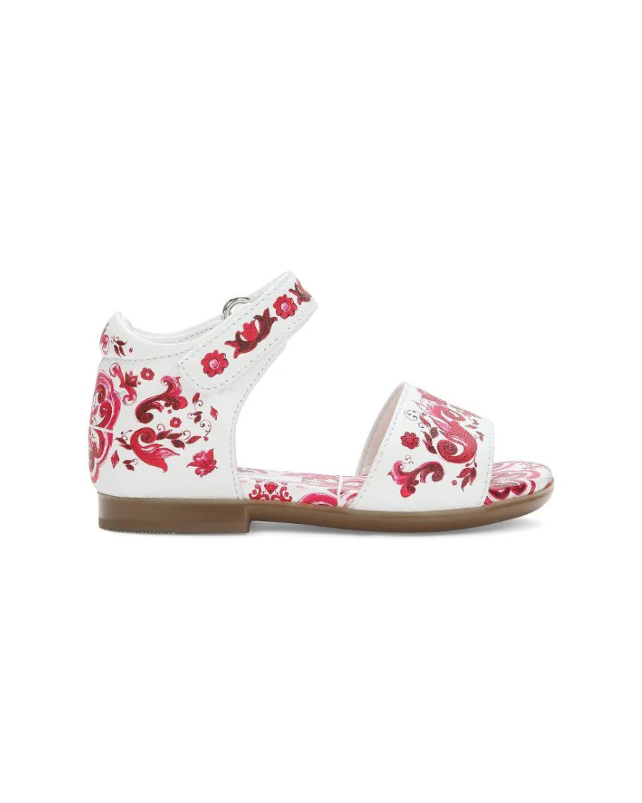 Baby Majolica Print Sandals