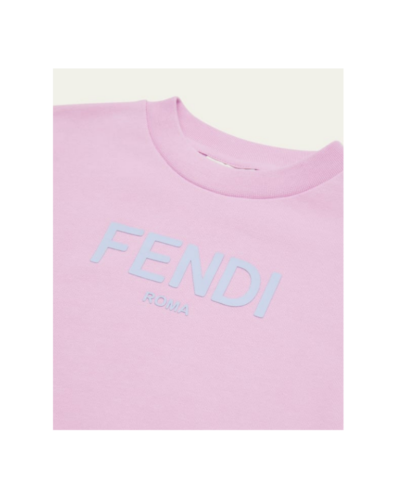Fendi Logo Sweatshirt Purple