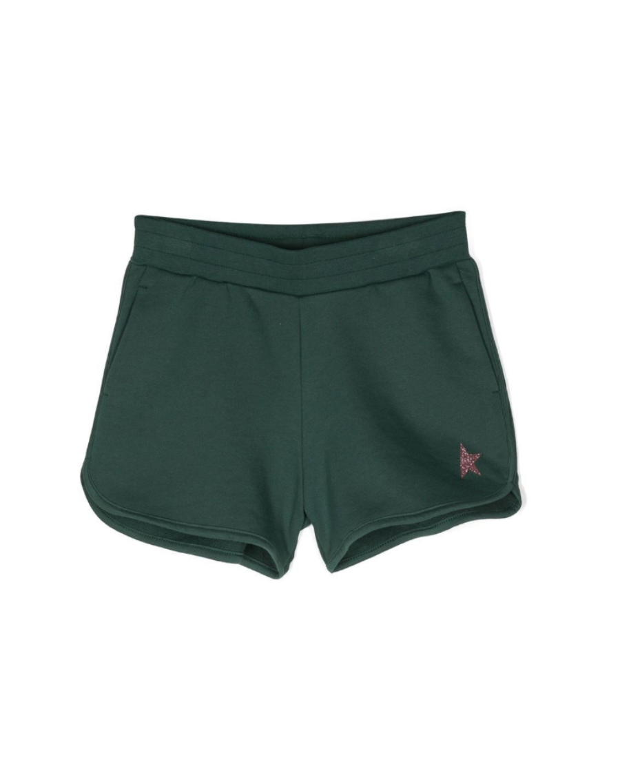 GG Green Glitter Shorts