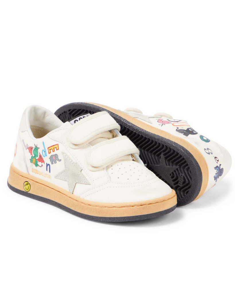 Baby May School Glitter Suede Sneakers