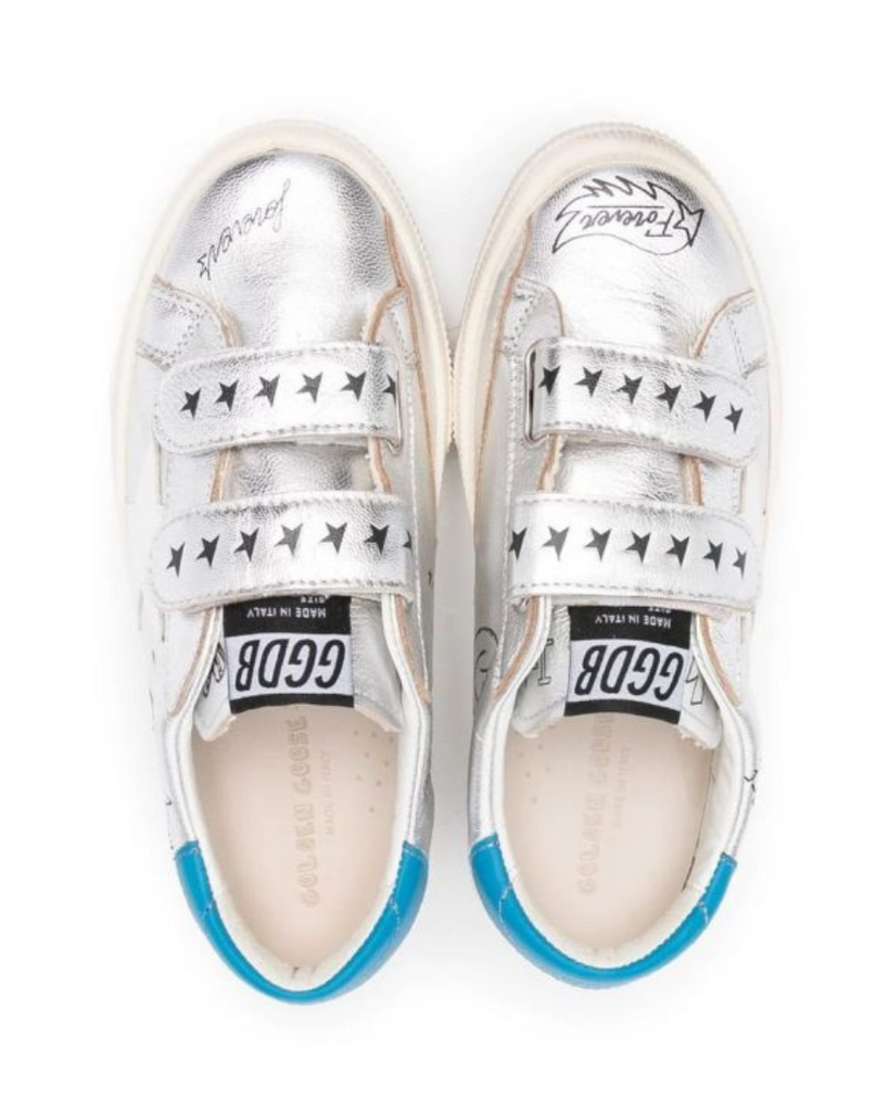 Kids May School Graffi Print Sneakers