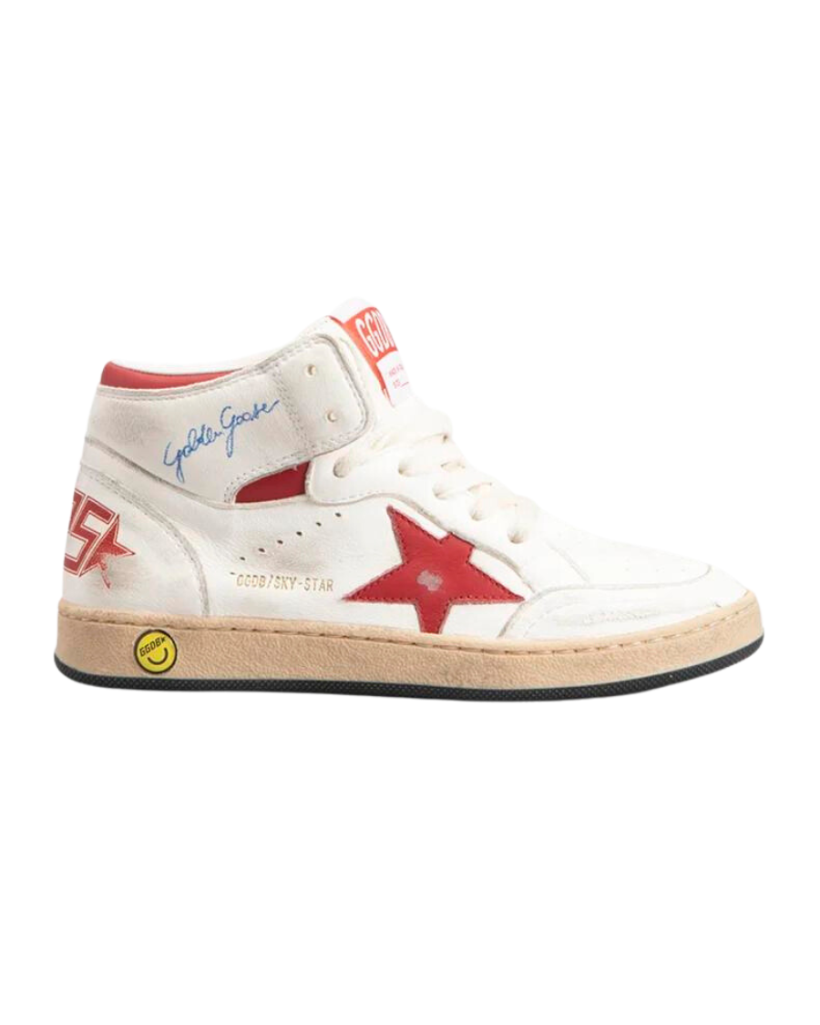 Kids Sky School Signature Star Sneakers English Rabbit