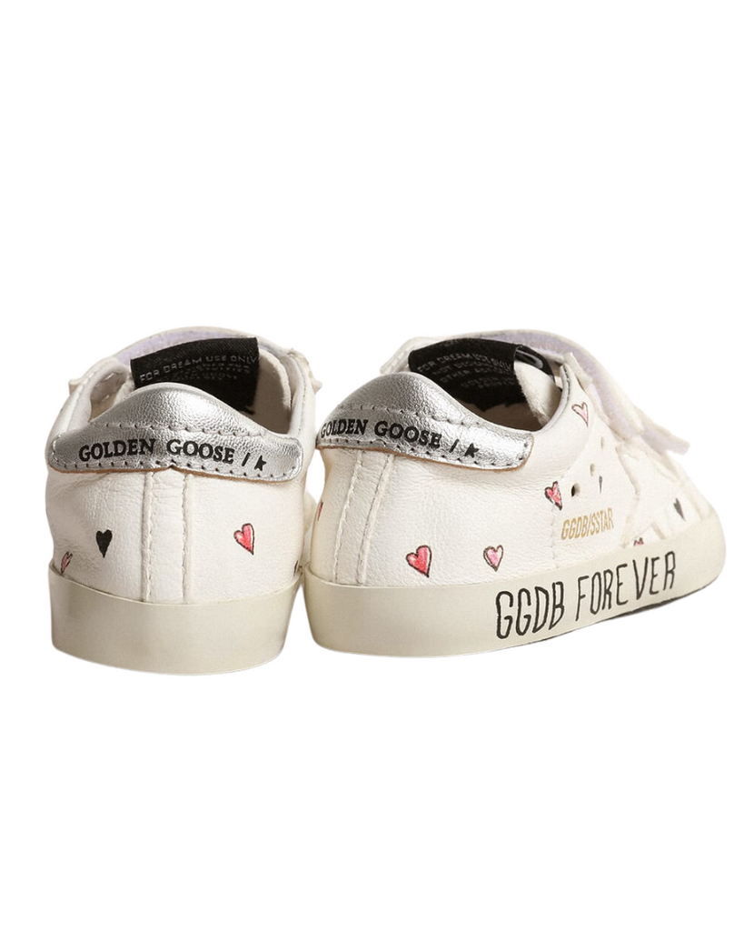 Baby School Heart Sneakers