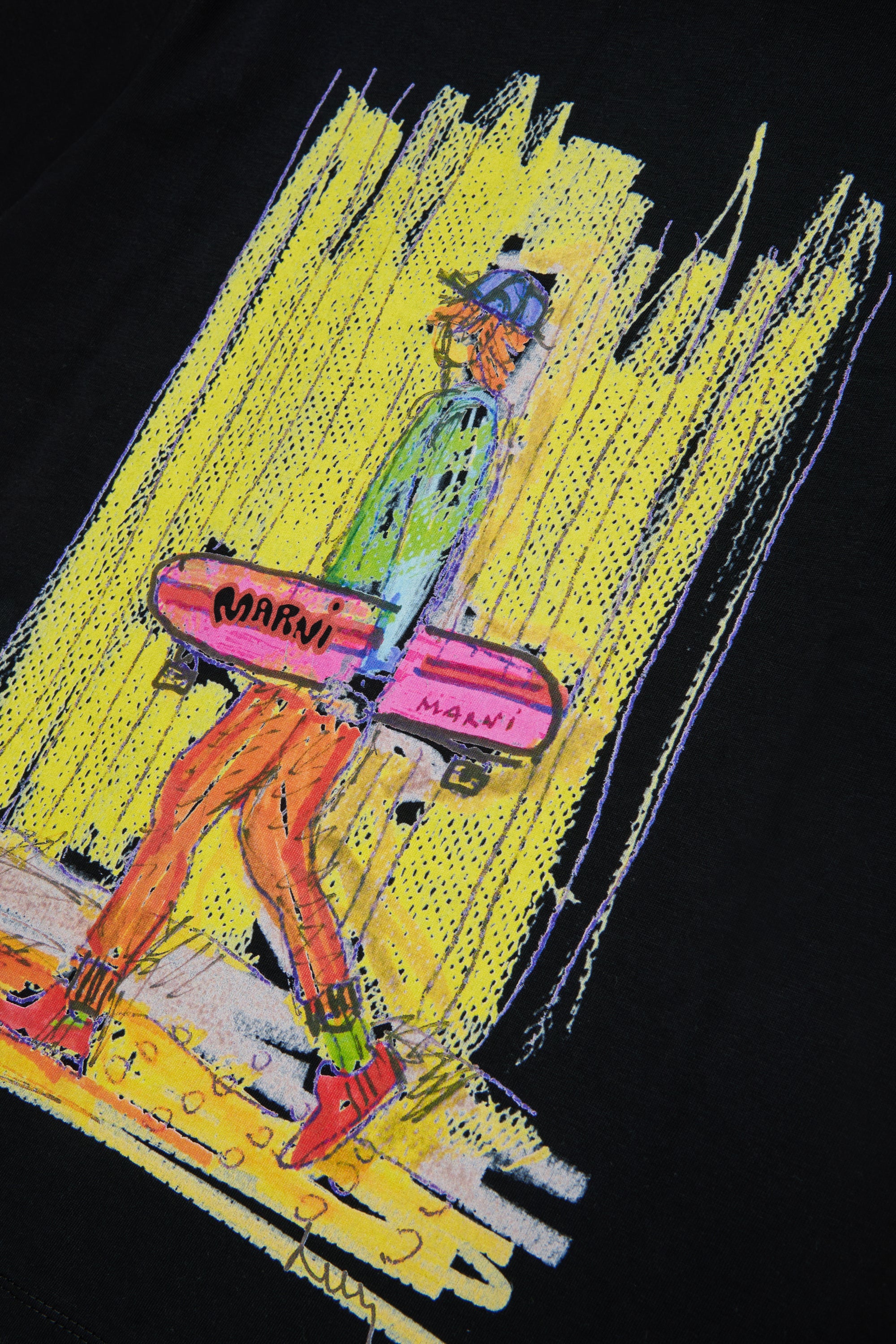 Skateboard T-Shirt - Black – English Rabbit