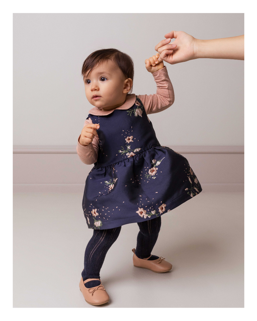 Baby Daelyn Dress - Pop Flower