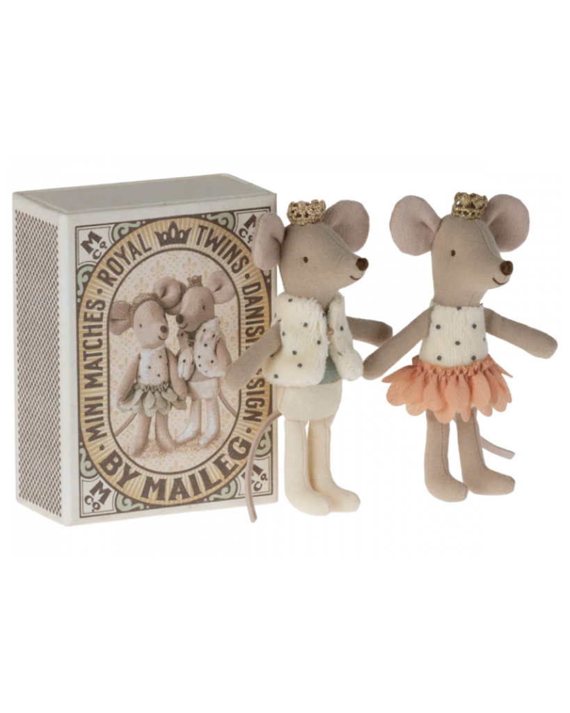 Royal Twins Mice In A Matchbox - Little Sister & Brother