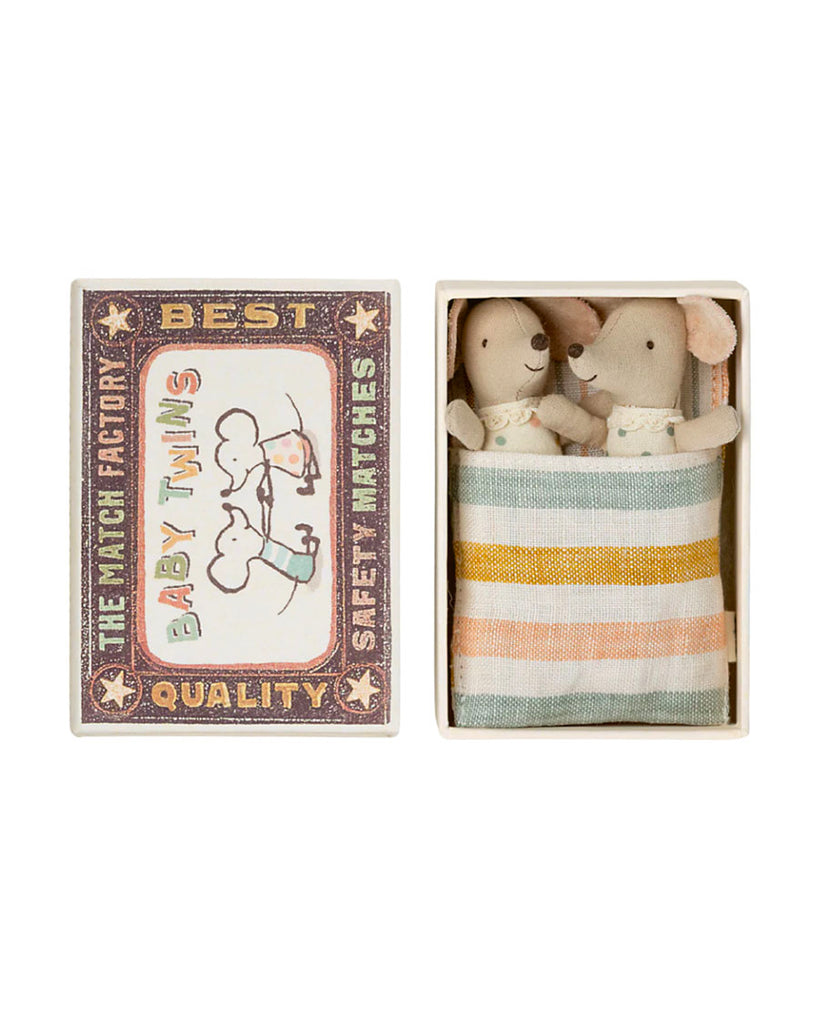Twins - Baby mice in matchbox