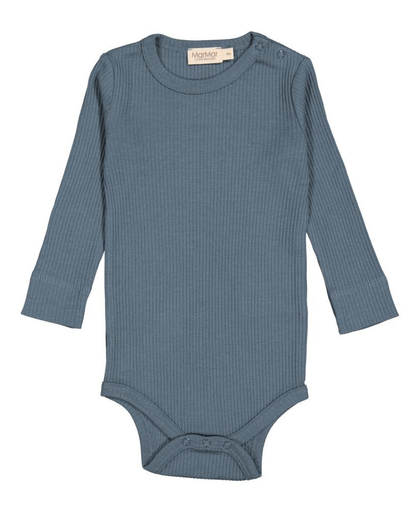 Baby Long Sleeve Bodysuit - Ocean