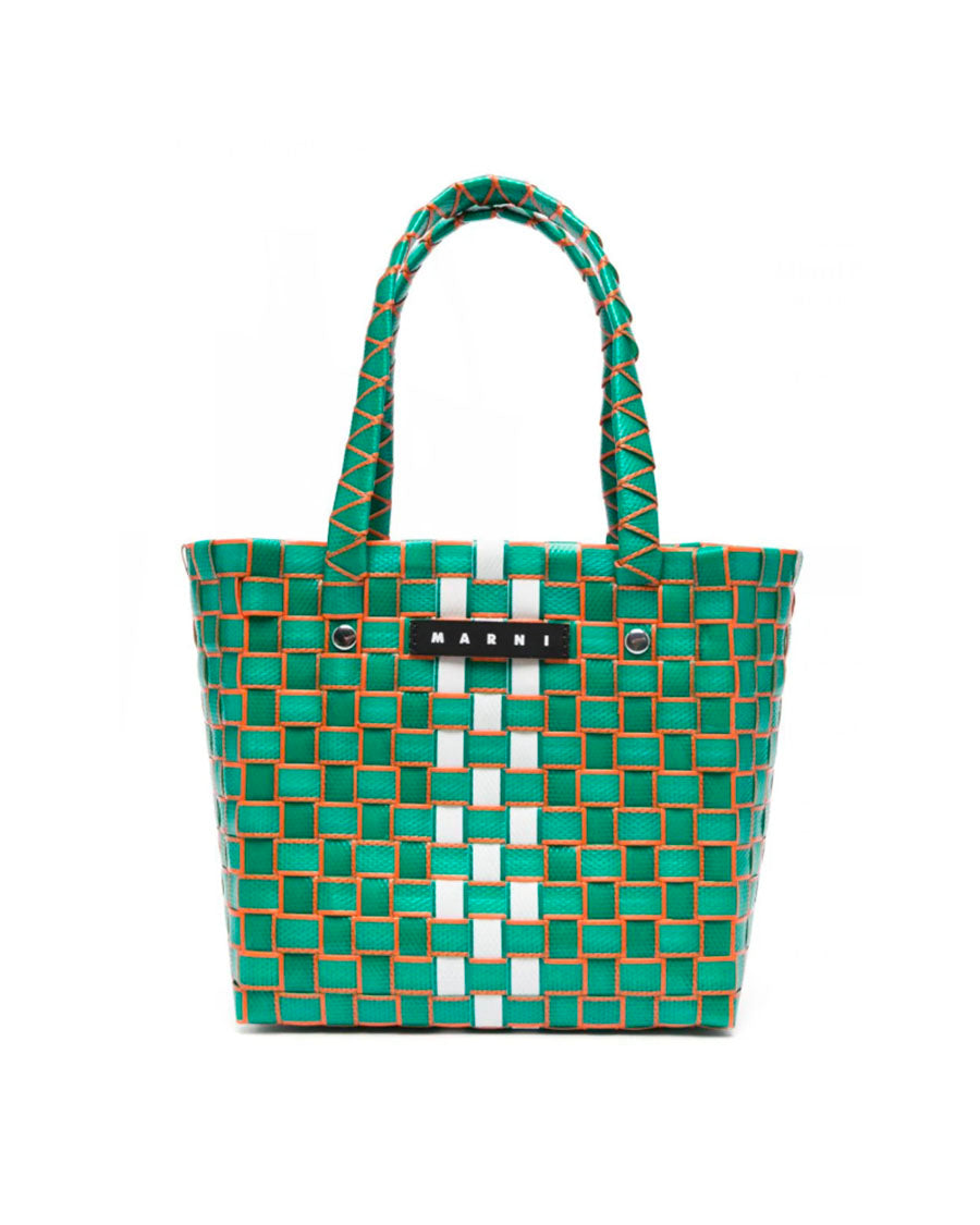 Box Basket Bag - Green