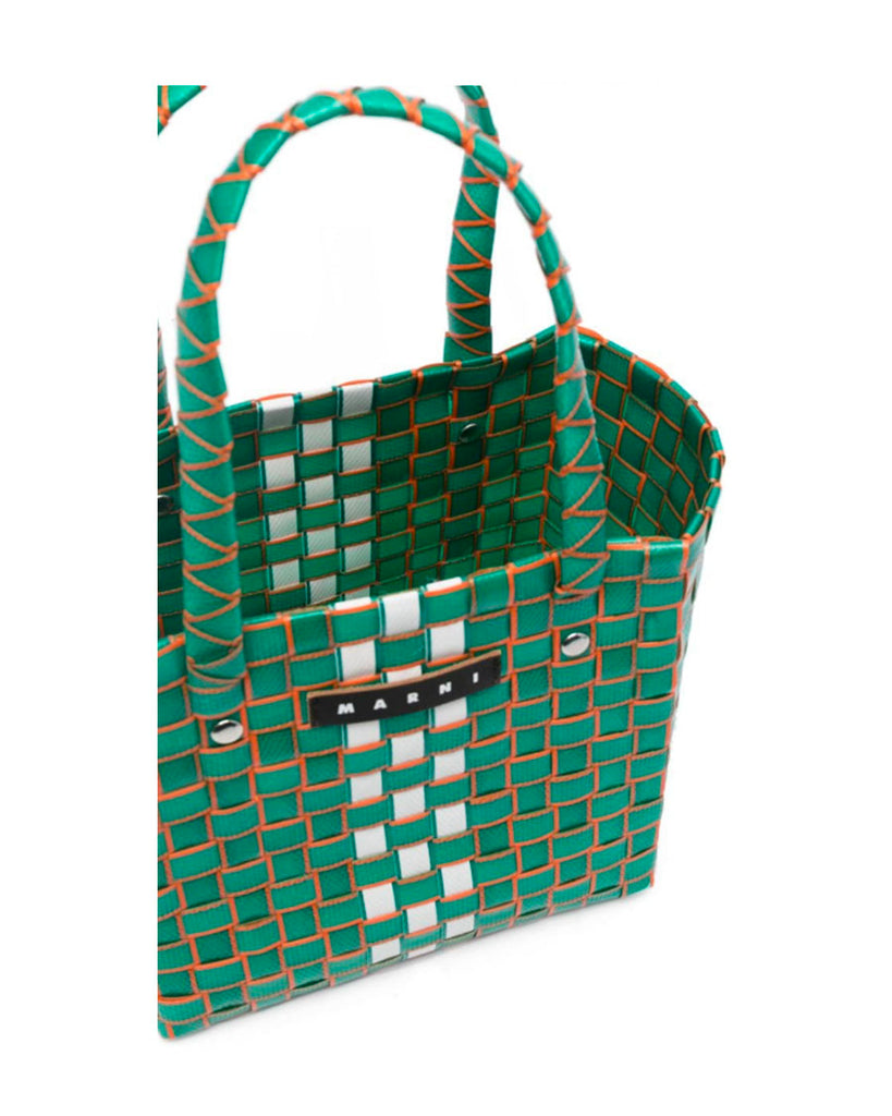 Box Basket Bag - Green