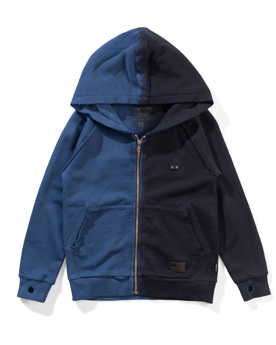 Sashimi Zip Hoody - Dark Denim – English Rabbit