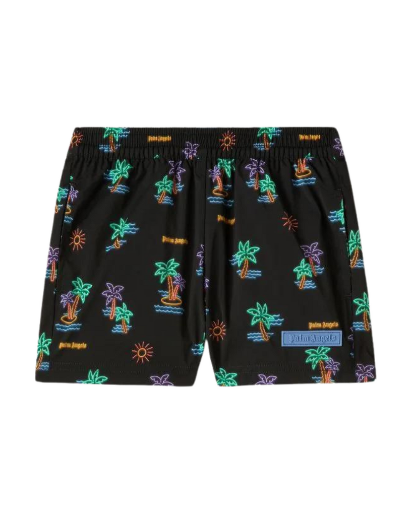 Neon Palm Swim Shorts