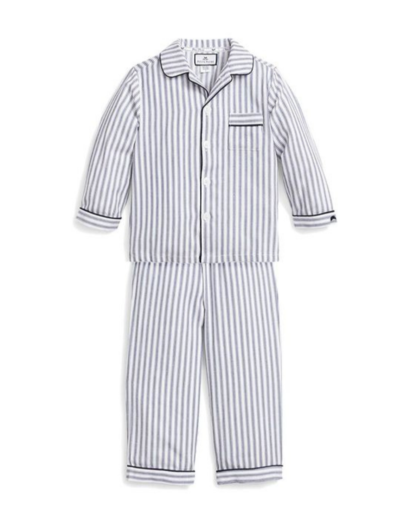 French Ticking Pajama Set