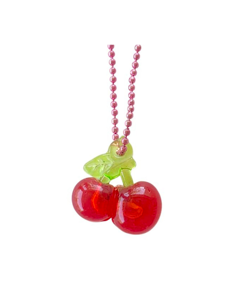 Pop Cutie Crystal Cherry Necklace