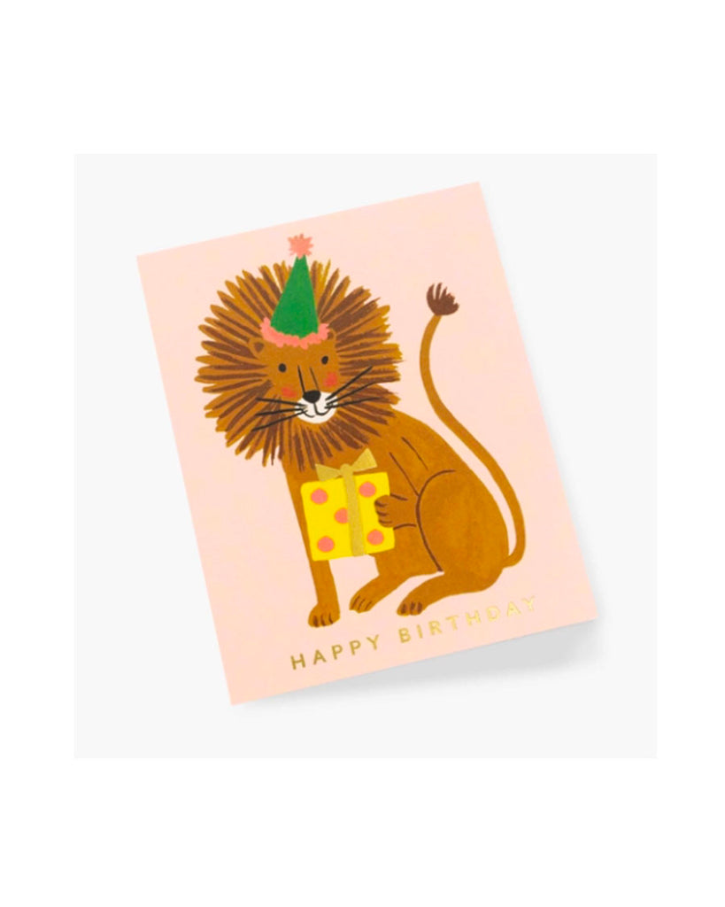 Lion Birthday Greeting Card