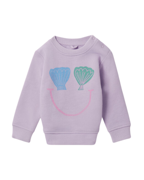 Baby Seashell Smile Sweatshirt English Rabbit