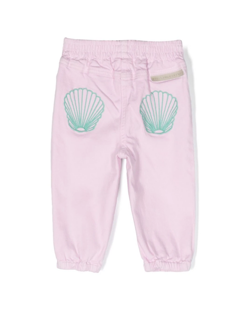 Baby Shell Embroidered Pant
