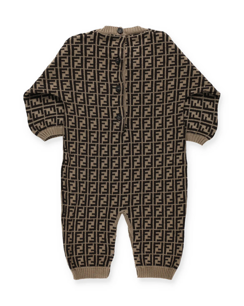 Baby All-Over FF Knitted Romper