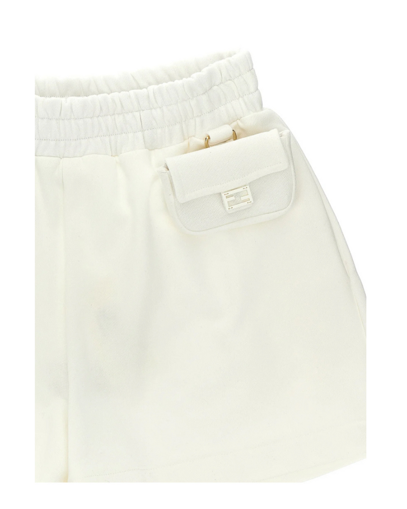 FF Logo Shorts - White