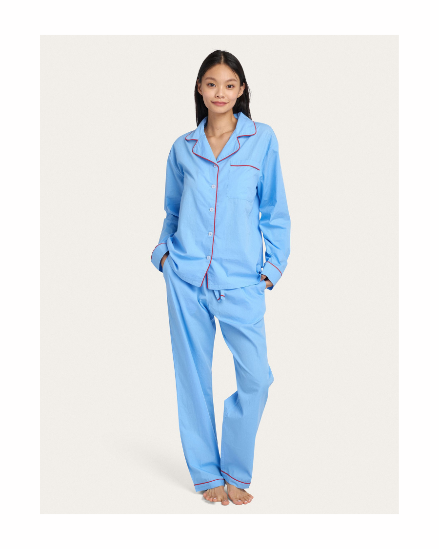 Tommy PJ Set Cornflower English Rabbit