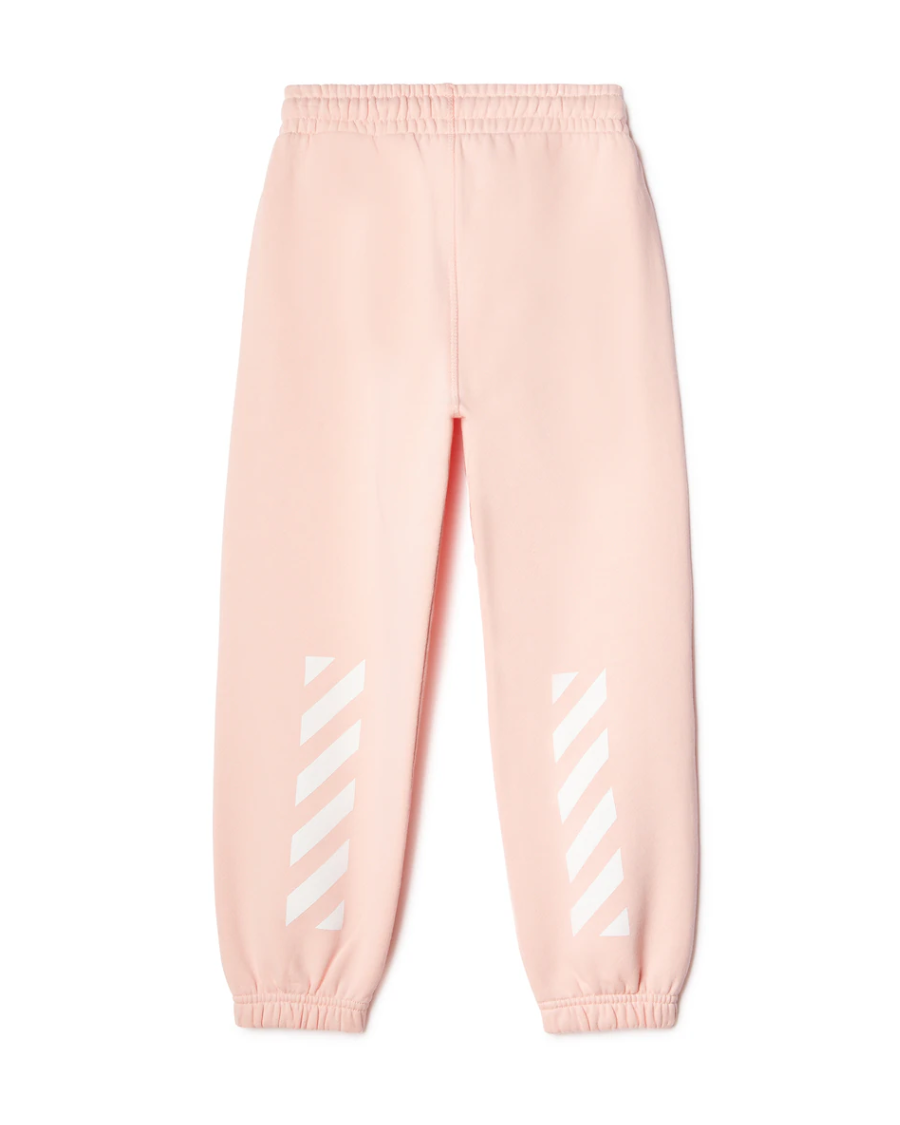 Bookish Diag Sweatpants Pink English Rabbit