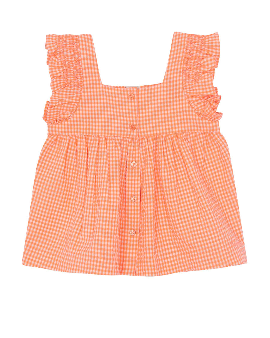 Nelly Chemise Shirt - Check Fluorescent – English Rabbit