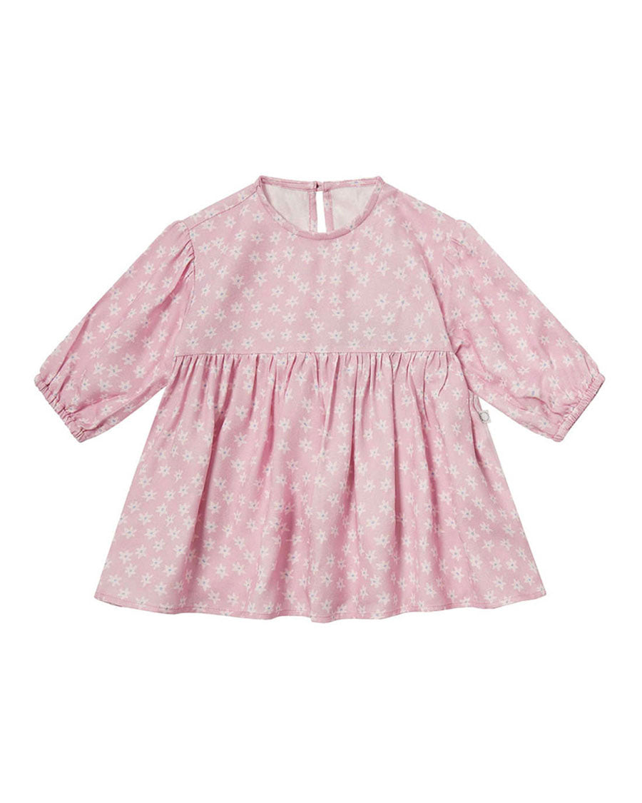 Stars Flowers Dress - Pink – English Rabbit